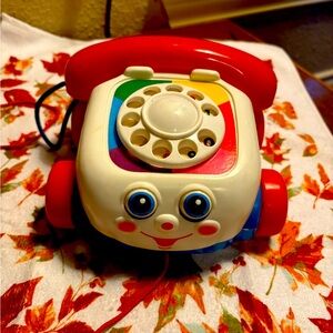 Vintage Fisher Price  Chatter Telephone Pull Toy